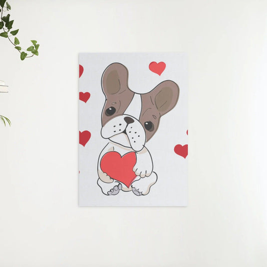 Diamond Painting - Hond met harten - SEOS®