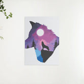 Diamond Painting - Huilende Wolf - SEOS®