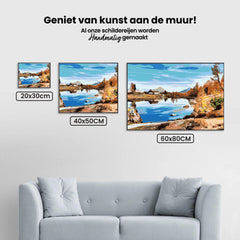 Diamond Painting - Huisje aan het meer - SEOS Shop ®