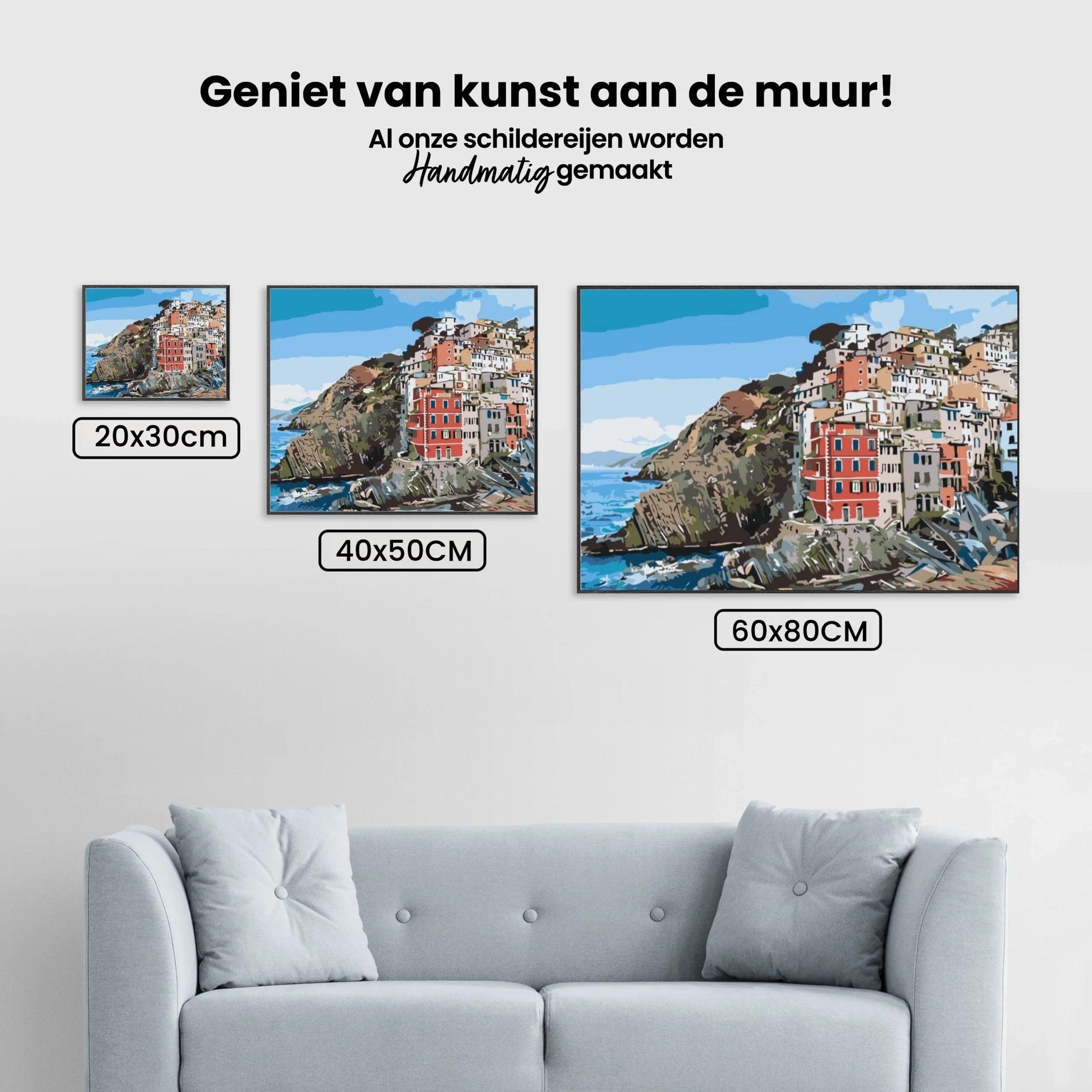 Diamond Painting - Huizen aan de kust - SEOS Shop ®