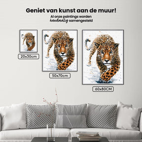 Diamond Painting - Jacht op luipaard - SEOS®