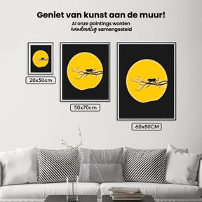 Diamond Painting - Jaguar onder een volle maan - SEOS®