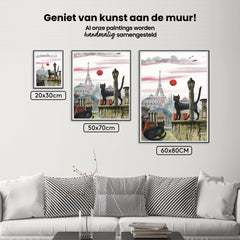 Diamond Painting - Kat in Parijs - SEOS®
