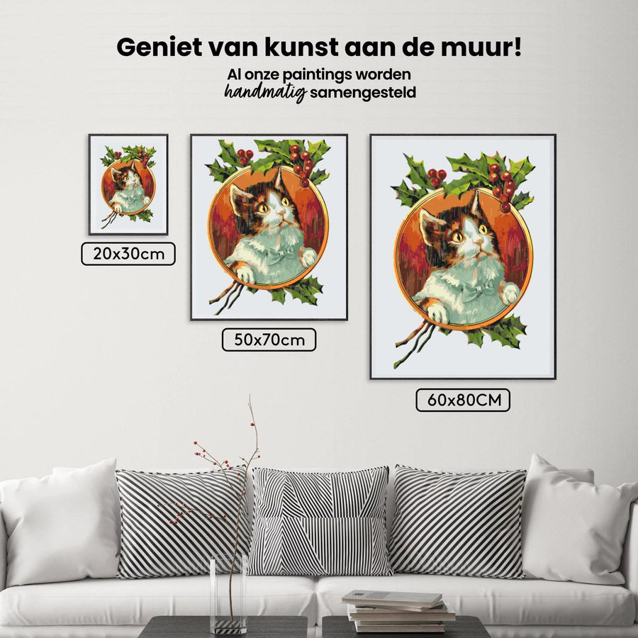 Diamond Painting - Kat onder de wijnstok - SEOS®