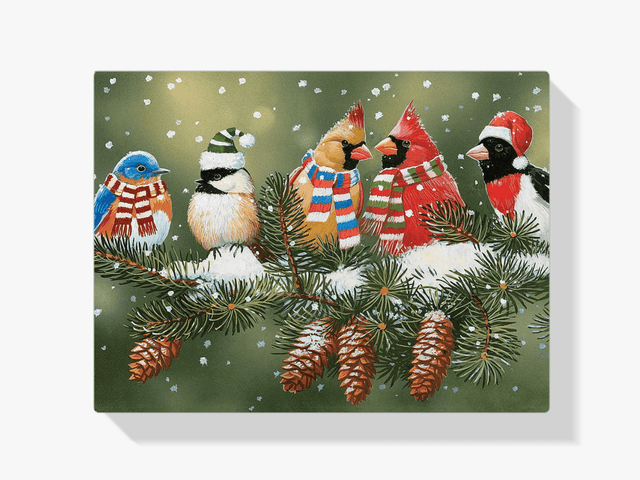 Diamond Painting - Kerstmis vogels - SEOS®