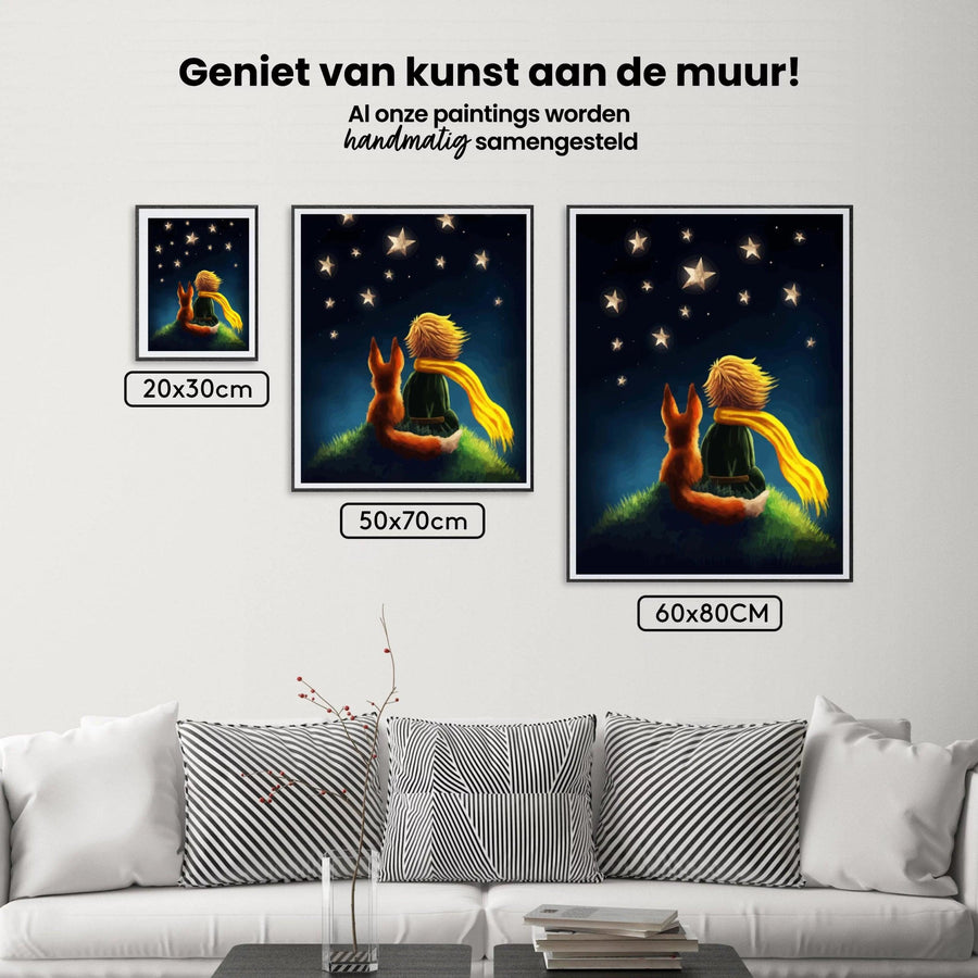 Diamond Painting - Kleine jongen en vos - SEOS®