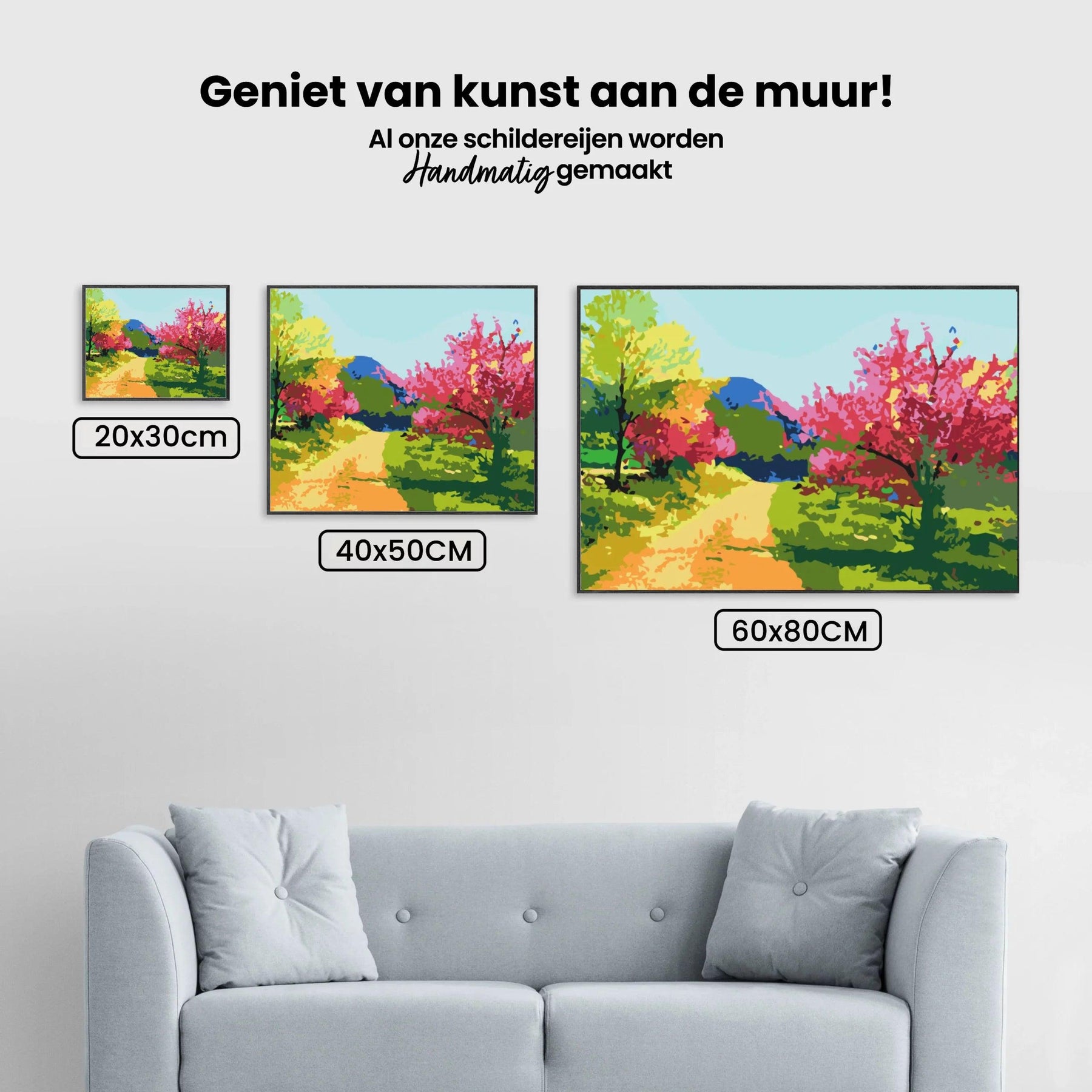 Diamond Painting - Kleurrijk landschap - SEOS Shop ®
