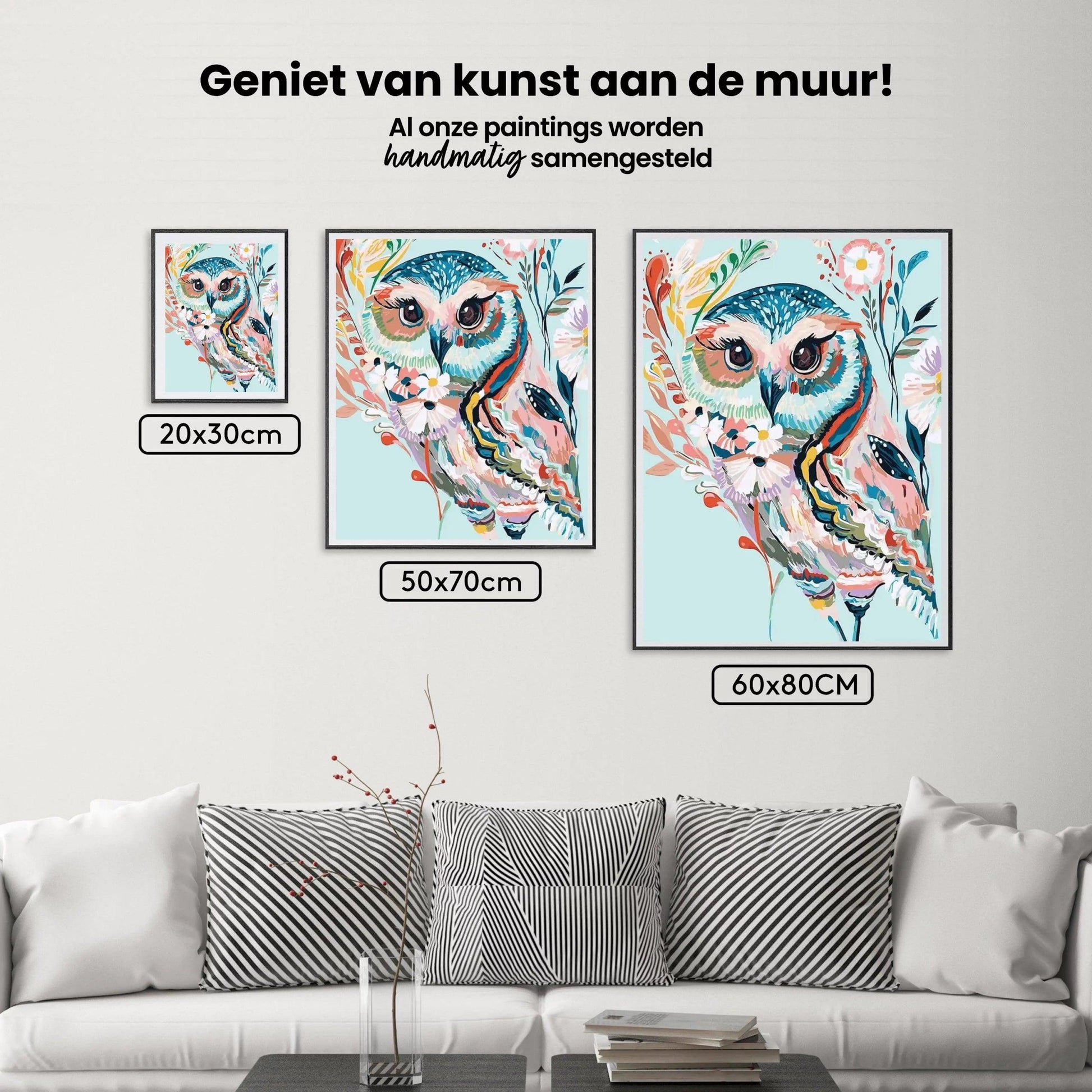 Diamond Painting - Kleurrijke Uil - SEOS®