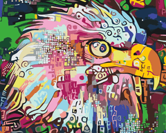 Diamond Painting - Kleurrijke adelaar - SEOS®