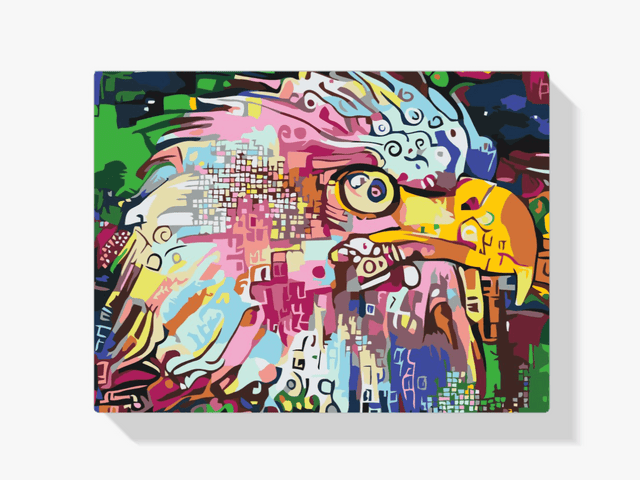 Diamond Painting - Kleurrijke adelaar - SEOS®
