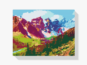 Diamond Painting - Kleurrijke bergen - SEOS Shop ®