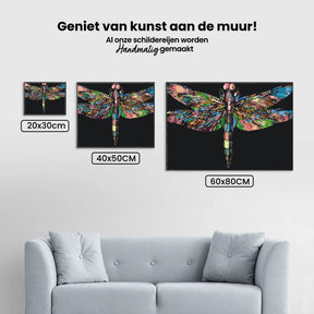 Diamond Painting - Kleurrijke libel - SEOS®