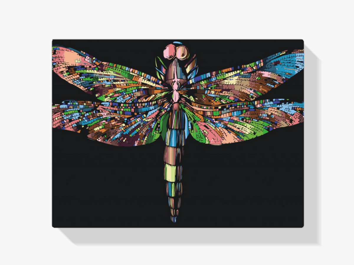 Diamond Painting - Kleurrijke libel - SEOS®