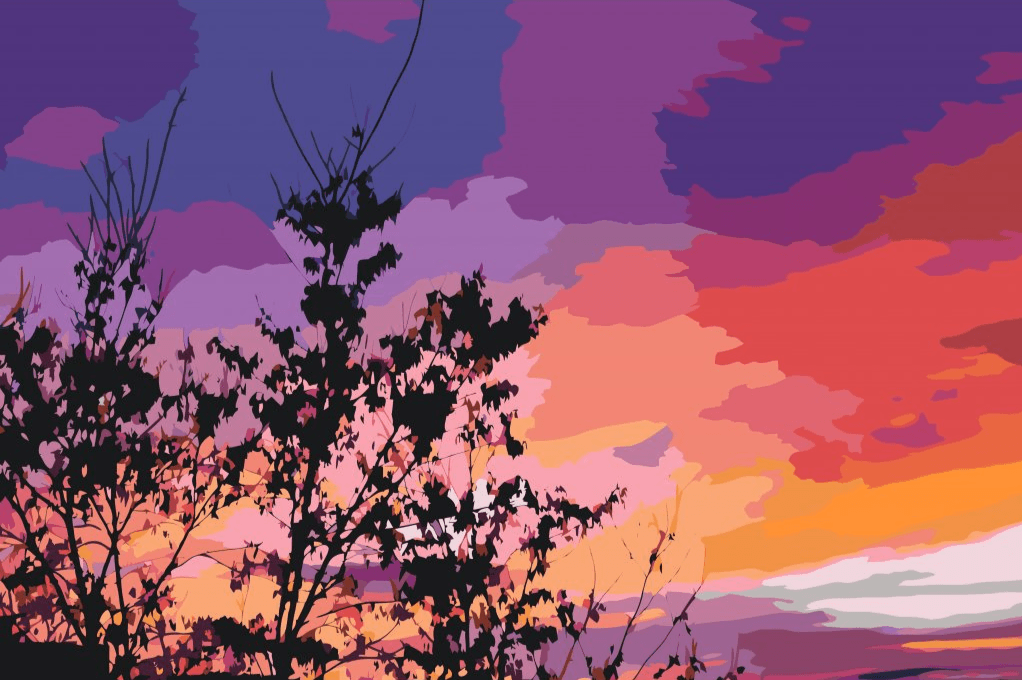 Diamond Painting - Kleurrijke lucht - SEOS Shop ®