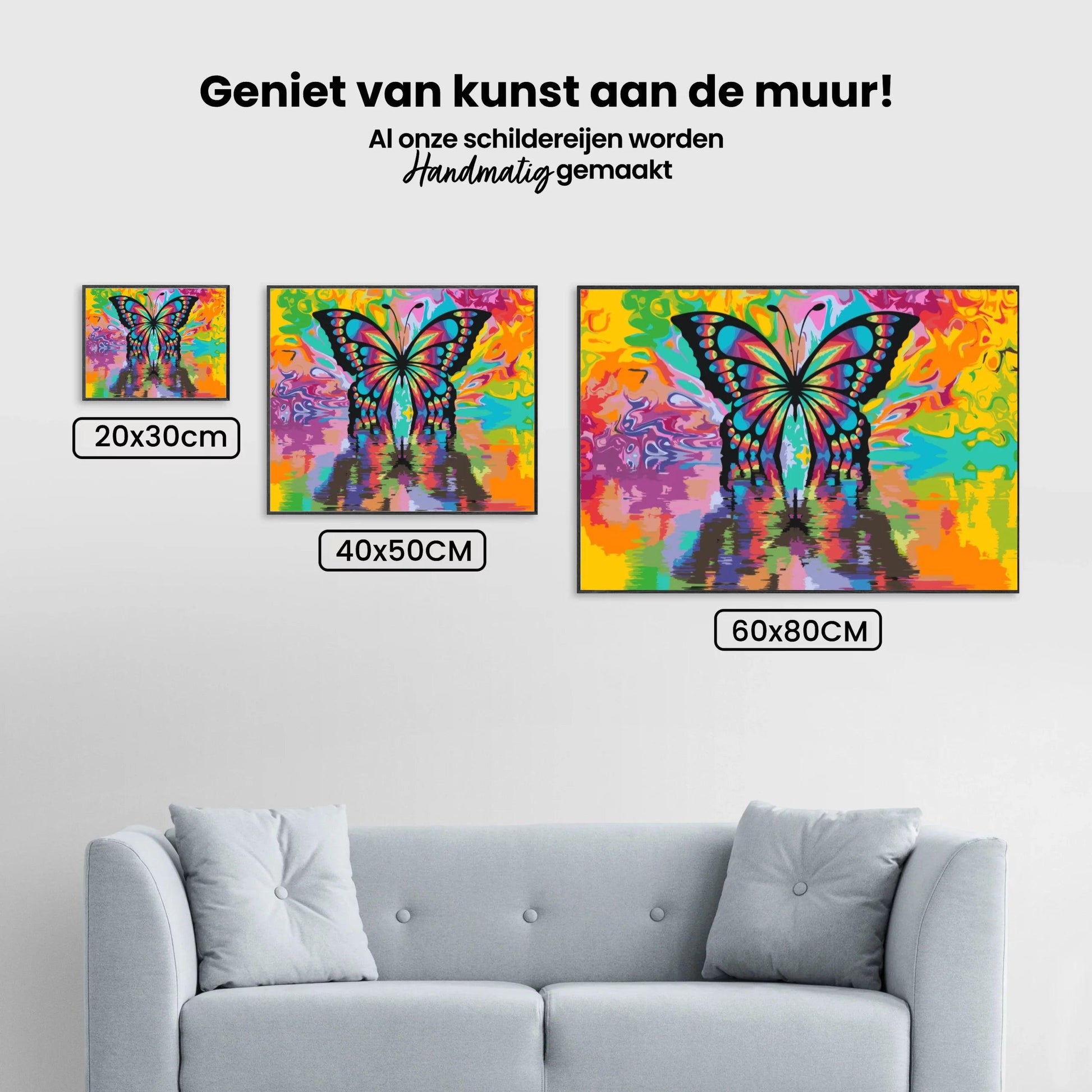 Diamond Painting - Kleurrijke vlinder - SEOS®