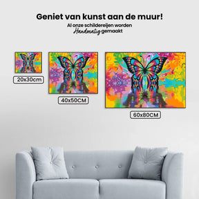 Diamond Painting - Kleurrijke vlinder - SEOS®