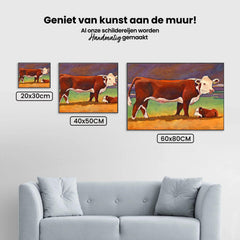 Diamond Painting Koe en Kalf