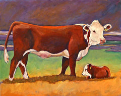 Diamond Painting Koe en Kalf