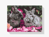 Diamond Painting - Konijnen tussen de bloemen - SEOS®