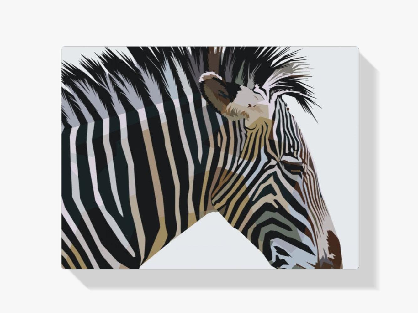 Diamond Painting - Kubistische zebra - SEOS Shop ®