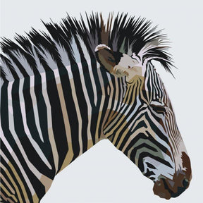 Diamond Painting - Kubistische zebra - SEOS Shop ®