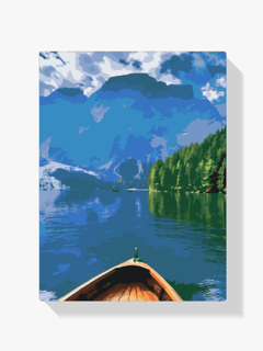 Diamond Painting - Lago di Braies, Italië - SEOS Shop ®