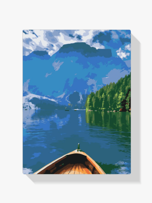Diamond Painting - Lago di Braies, Italië - SEOS Shop ®