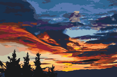 Diamond Painting - Lucht in kleuren - SEOS Shop ®