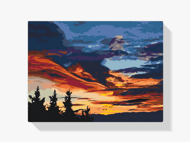 Diamond Painting - Lucht in kleuren - SEOS Shop ®