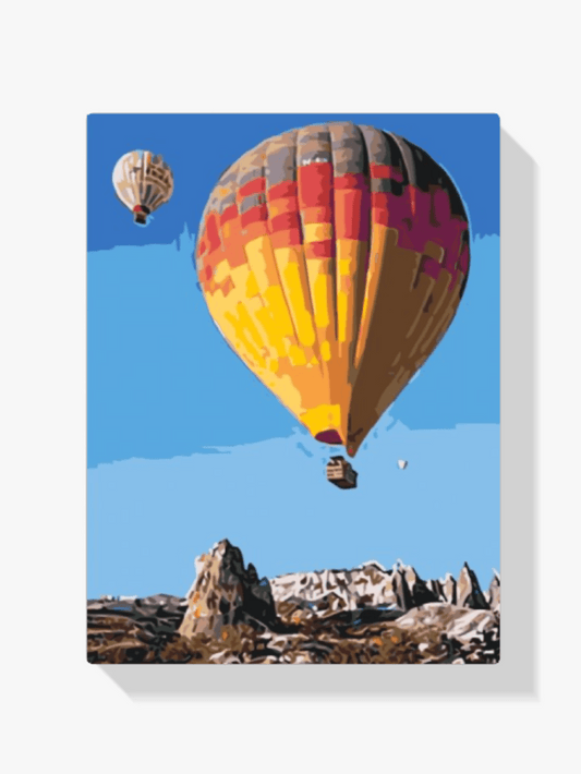Diamond Painting - Luchtballonnen in de bergen - SEOS Shop ®