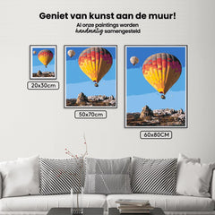 Diamond Painting - Luchtballonnen in de bergen - SEOS Shop ®