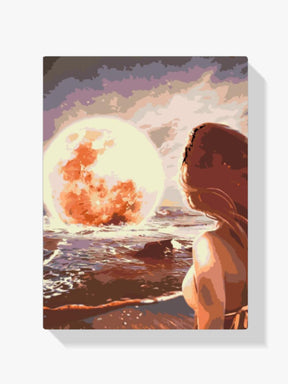 Diamond Painting - Maan op zee - SEOS Shop ®