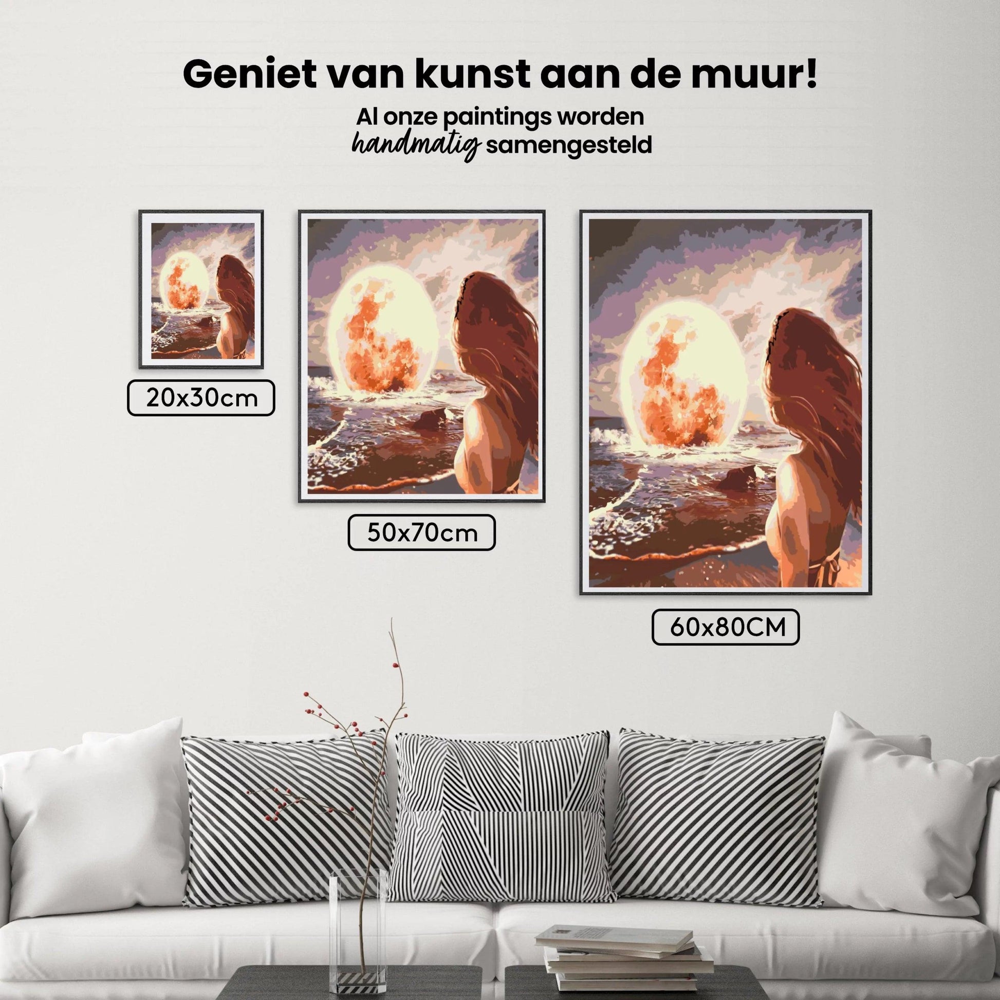 Diamond Painting - Maan op zee - SEOS Shop ®