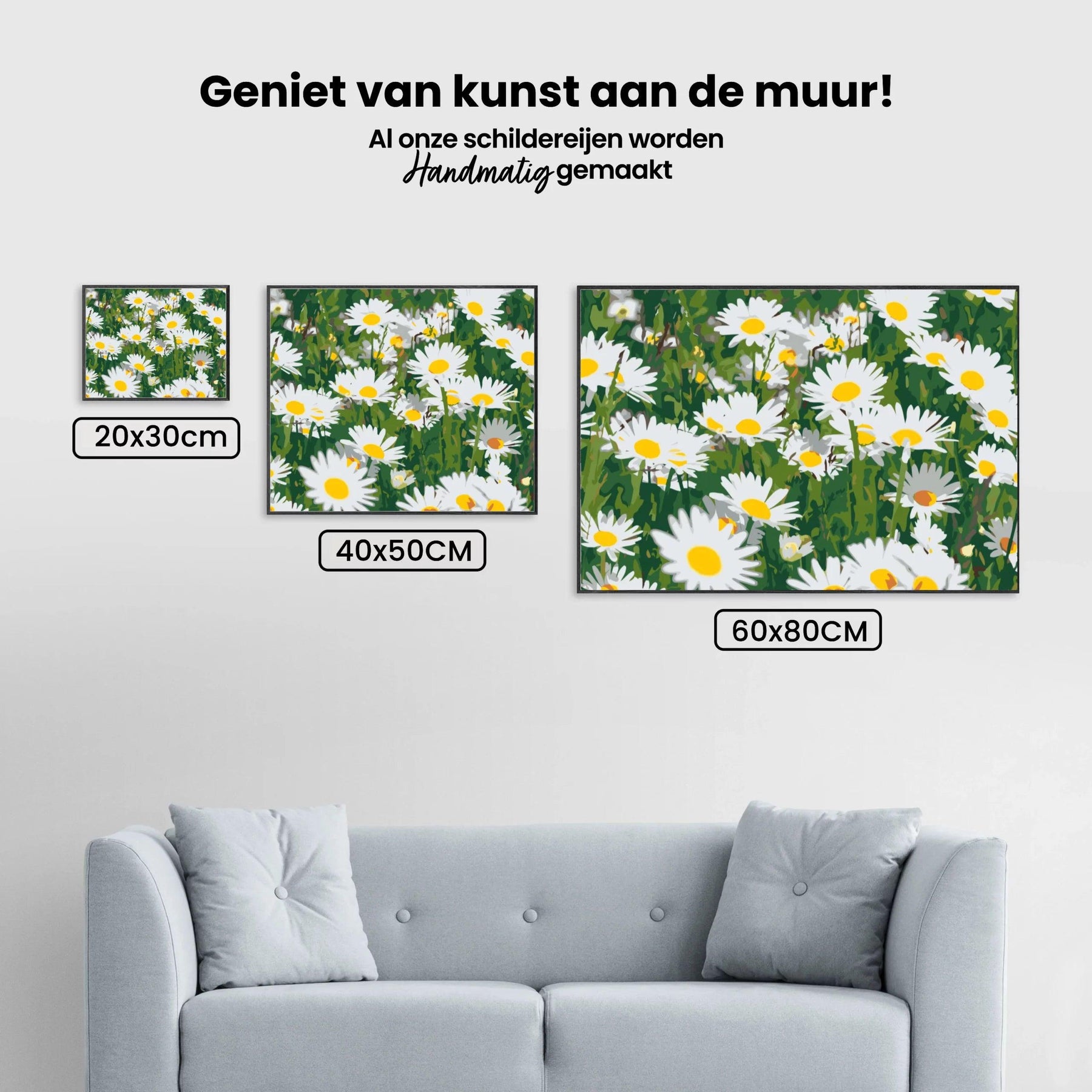 Diamond Painting - Madeliefjes in de wei - SEOS Shop ®