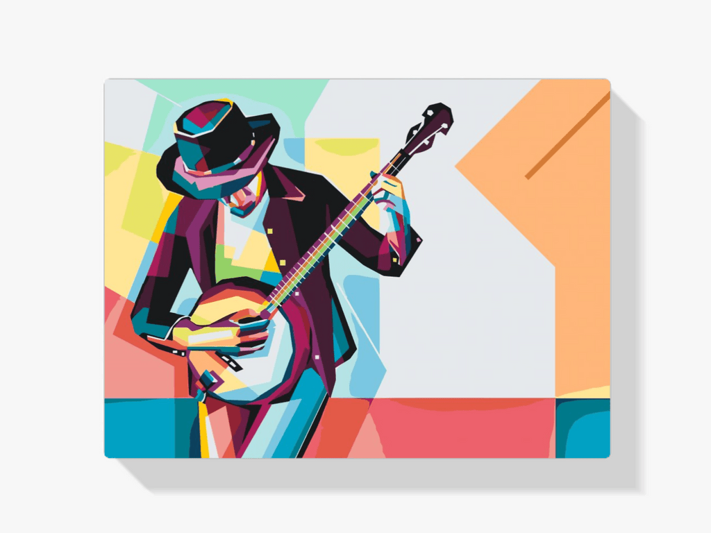 Diamond Painting - Man speelt banjo - SEOS Shop ®