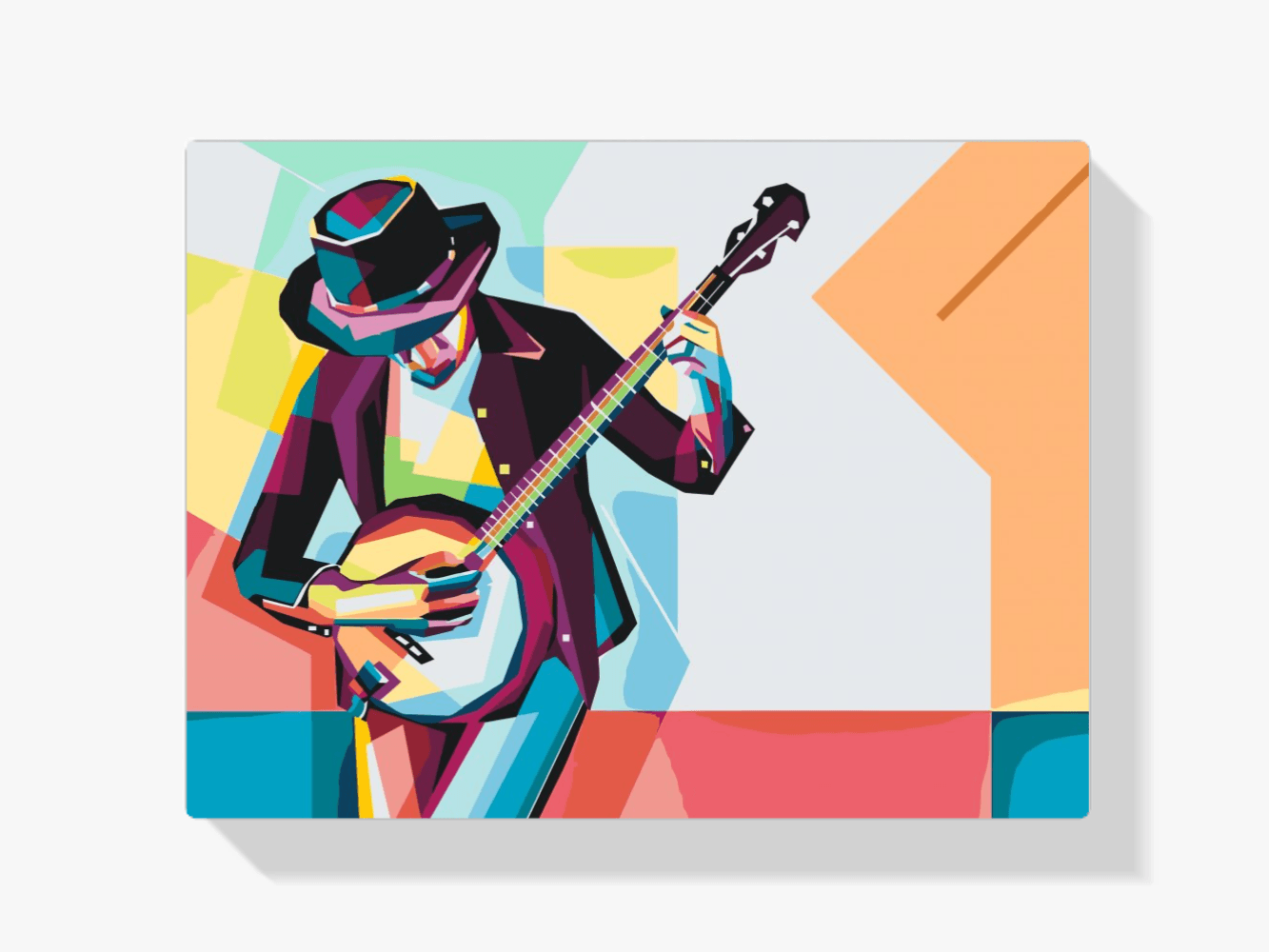 Diamond Painting - Man speelt banjo - SEOS Shop ®