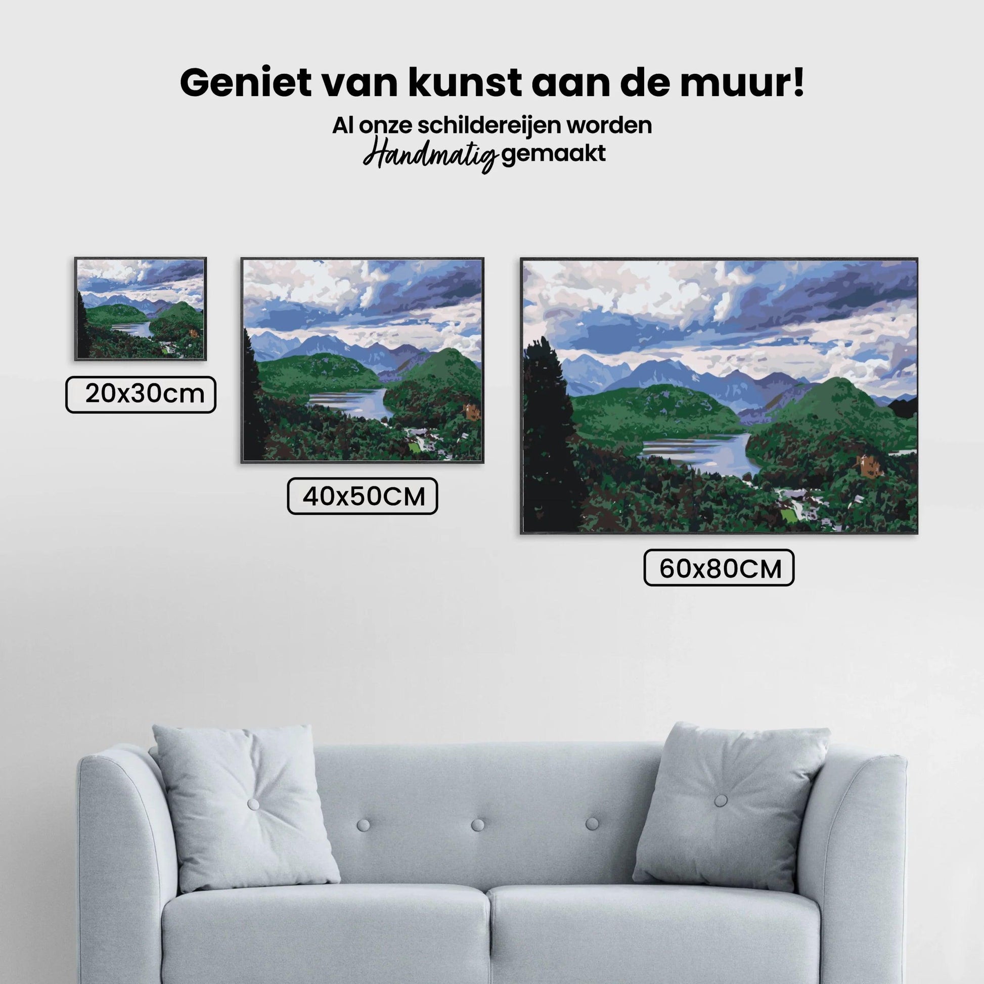 Diamond Painting - Meer in de Alpen - SEOS Shop ®