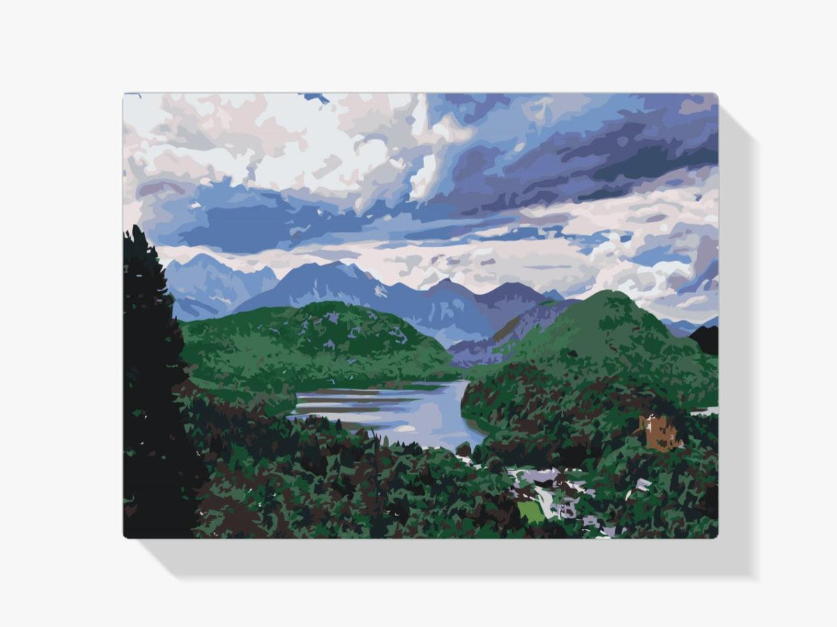 Diamond Painting - Meer in de Alpen - SEOS Shop ®
