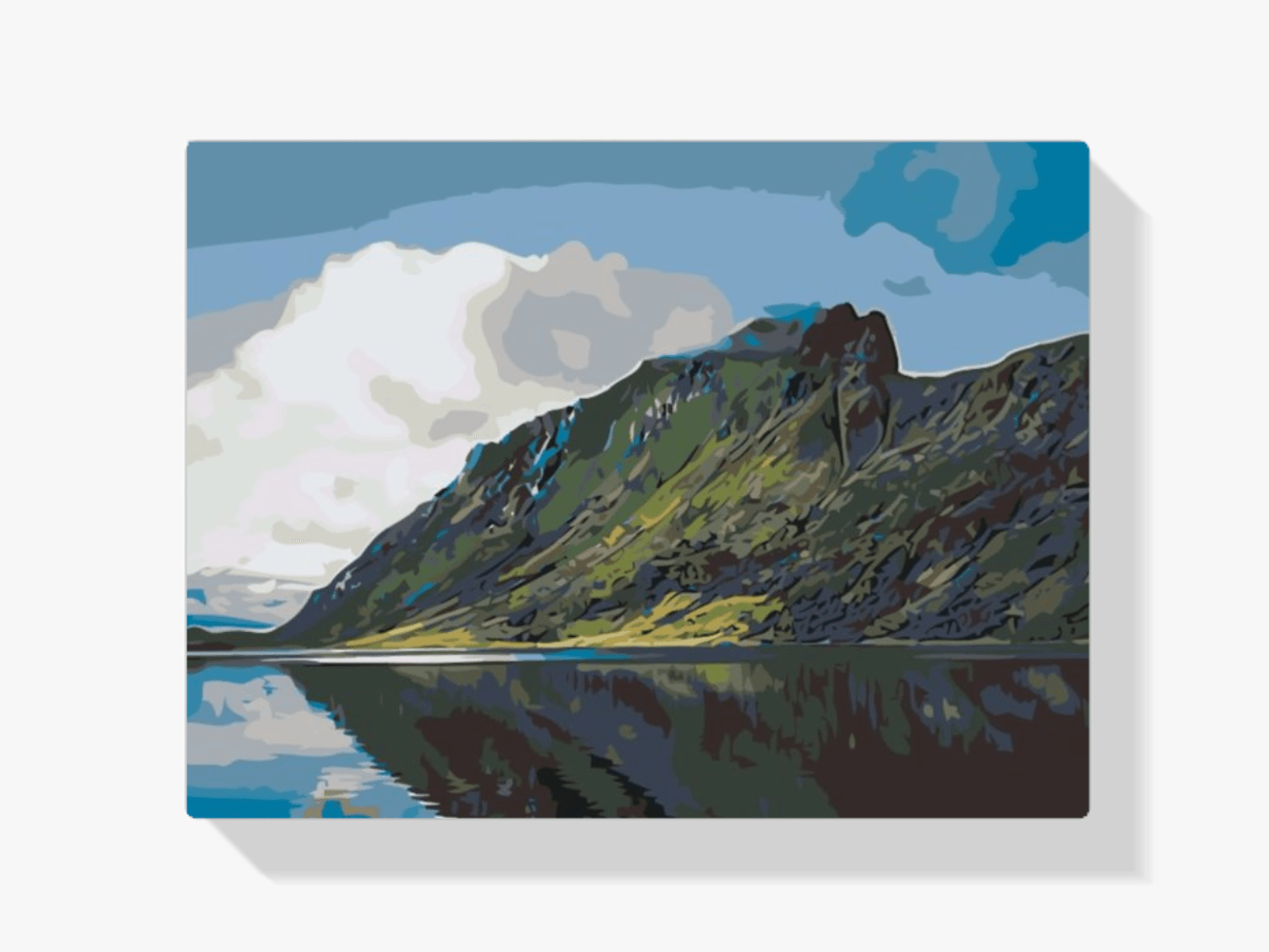 Diamond Painting - Meer in de bergen, Fjord - SEOS Shop ®