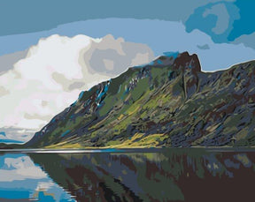 Diamond Painting - Meer in de bergen, Fjord - SEOS Shop ®