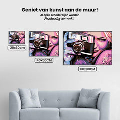 Diamond Painting - Meisje met een camera - SEOS Shop ®