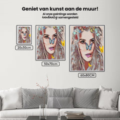 Diamond Painting - Meisje met vlinders - SEOS Shop ®