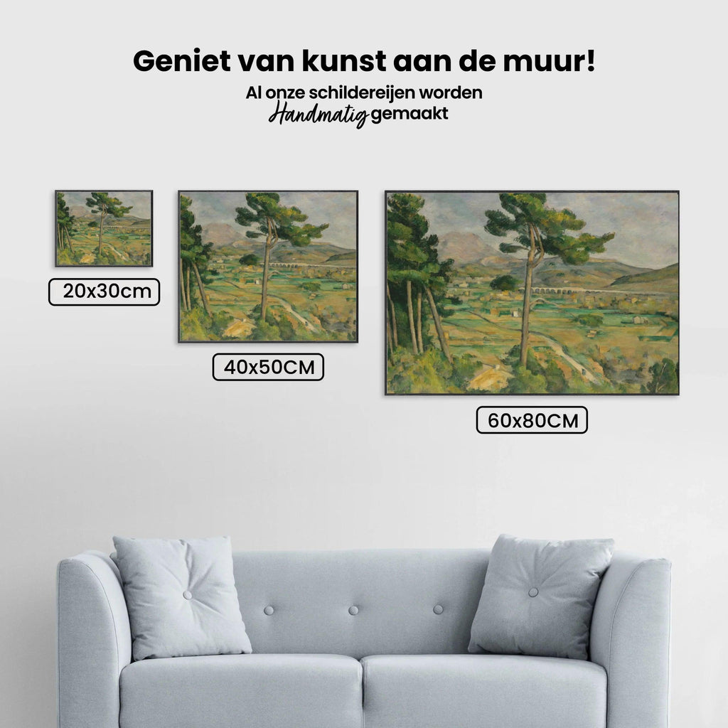 Diamond Painting - Mont Sainte-Victoire en het viaduct - SEOS Shop ®