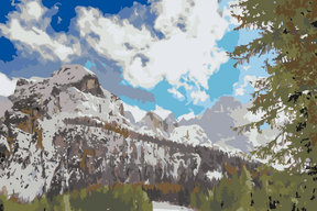 Diamond Painting - Monte Civetta, Dolomity 2 - SEOS Shop ®