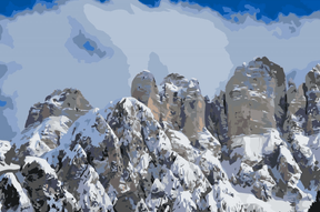 Diamond Painting - Monte Civetta, Dolomity - SEOS Shop ®
