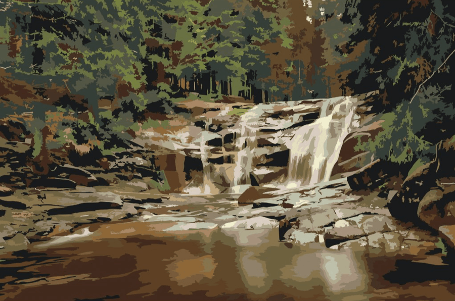 Diamond Painting - Mumlava waterval - SEOS Shop ®