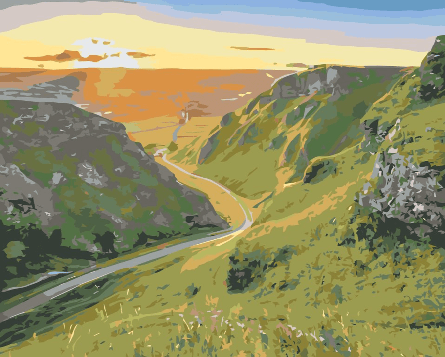 Diamond Painting - Nationaal Park, Verenigd Koninkrijk - SEOS Shop ®