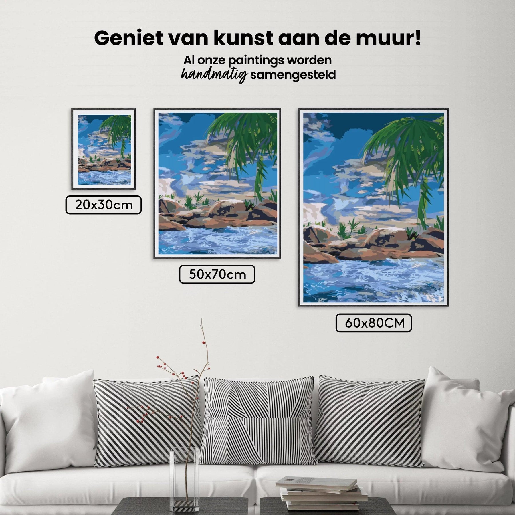 Diamond Painting - Oceaan en palmboom - SEOS Shop ®