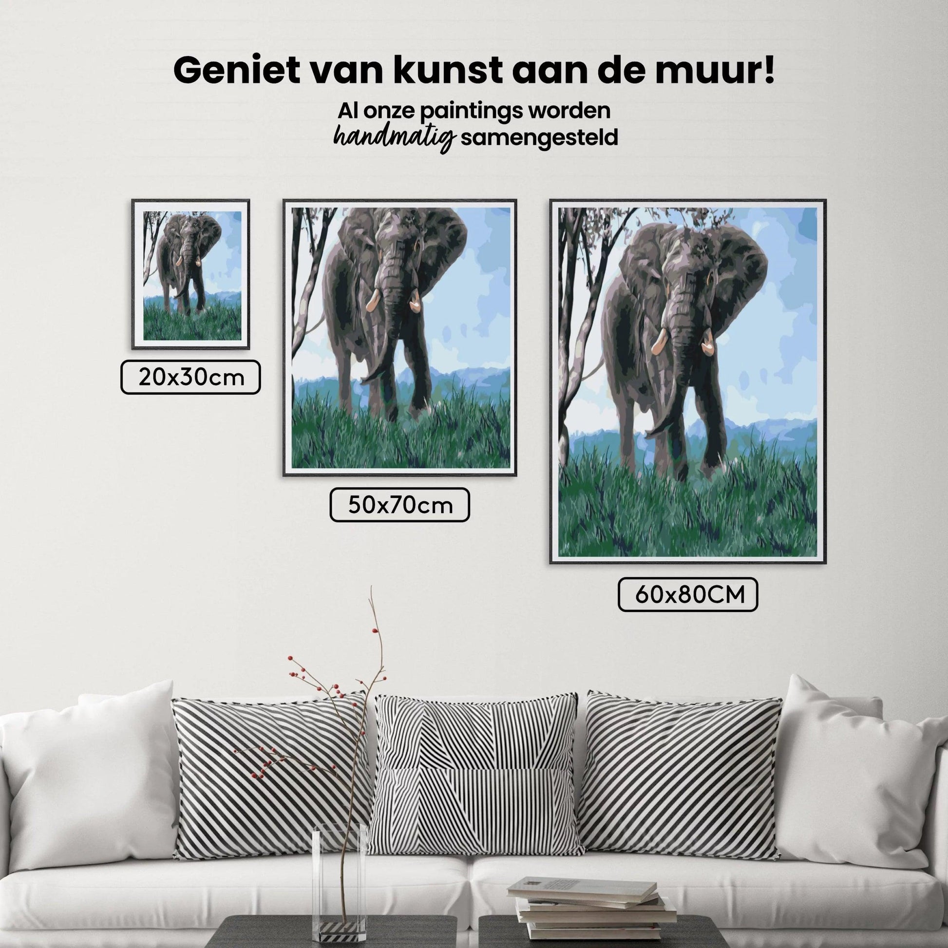 Diamond Painting - Olifant in de natuur - SEOS®