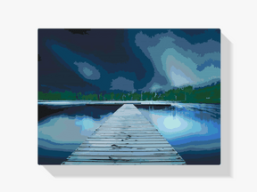 Diamond Painting - Pier bij nacht - SEOS Shop ®